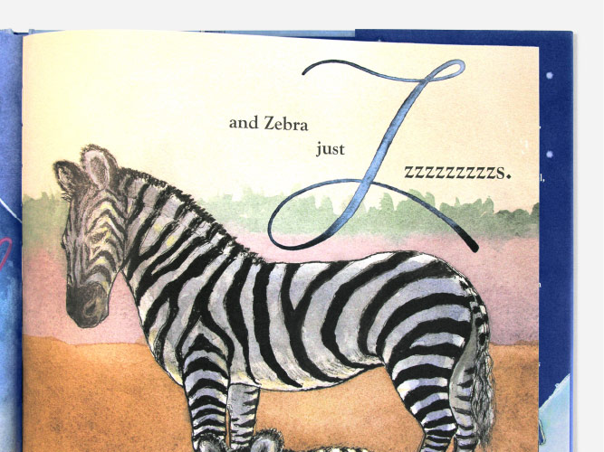 All the Awake Animals Book Painted Alphabet U Through Z