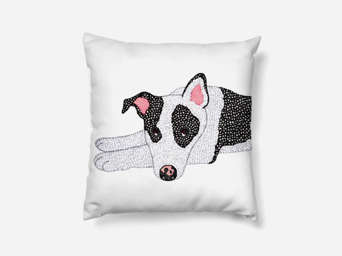 Teepublic Online Shop Art Printed Products Dog Pillow