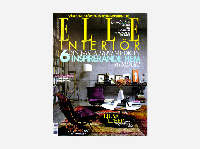 European Feature ELLE Interiör Magazine